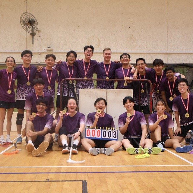 1st place with RVRC Floorball in Inter College Games 2025